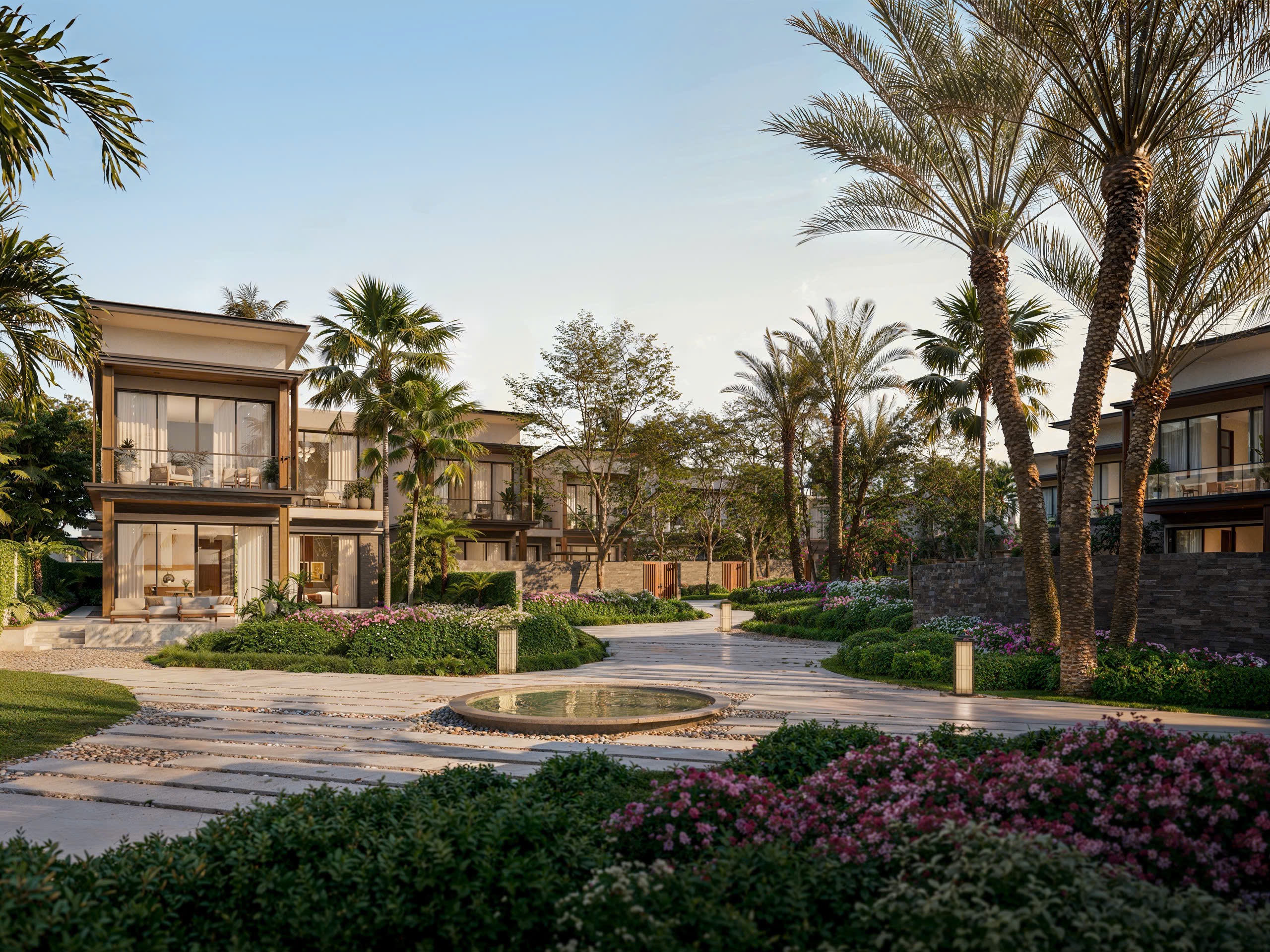 Mặt bằng biệt thự Canvas hướng biển - The Residences at Arbora Đà Nẵng