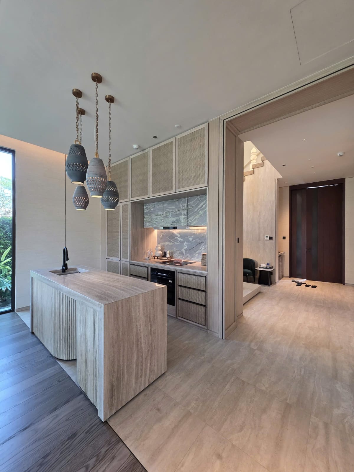 Biệt thự Heritage Arbora - phòng khách sang trọng view biển thực tế